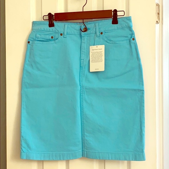 L.L. Bean Dresses & Skirts - L.L. Bean Blue Denim Skirt